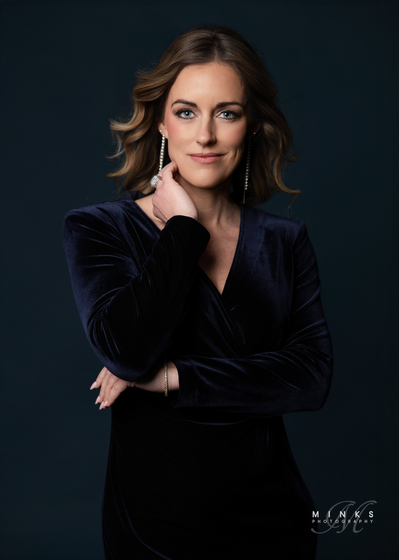 professional women photographed during a luxury women's portrait session with Minks Photography in Cincinnati.