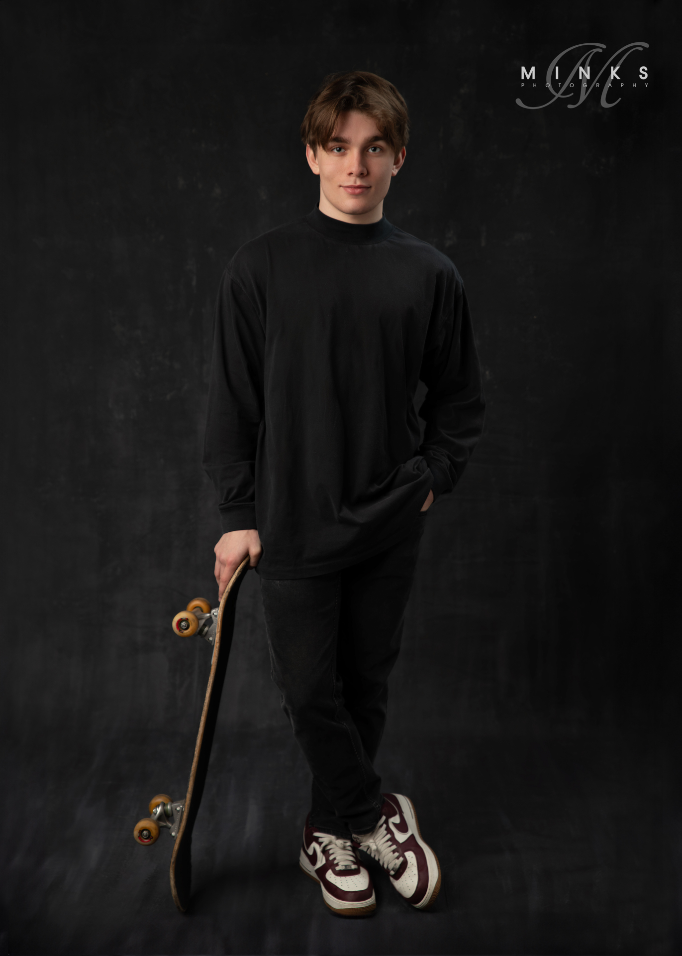 Senior Guy with skateboard